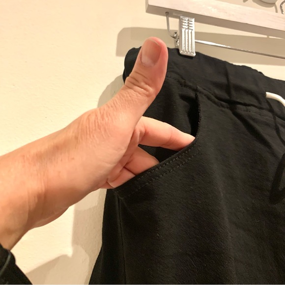 SHEIN Curve 1XL Ruched Joggers Draw String Black - Picture 5 of 9